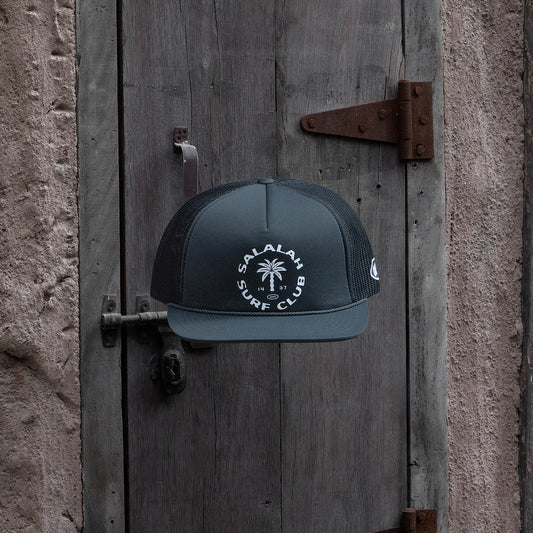 Salalah Surf Club midnight foam trucker hat, Gulf culture cap by One8