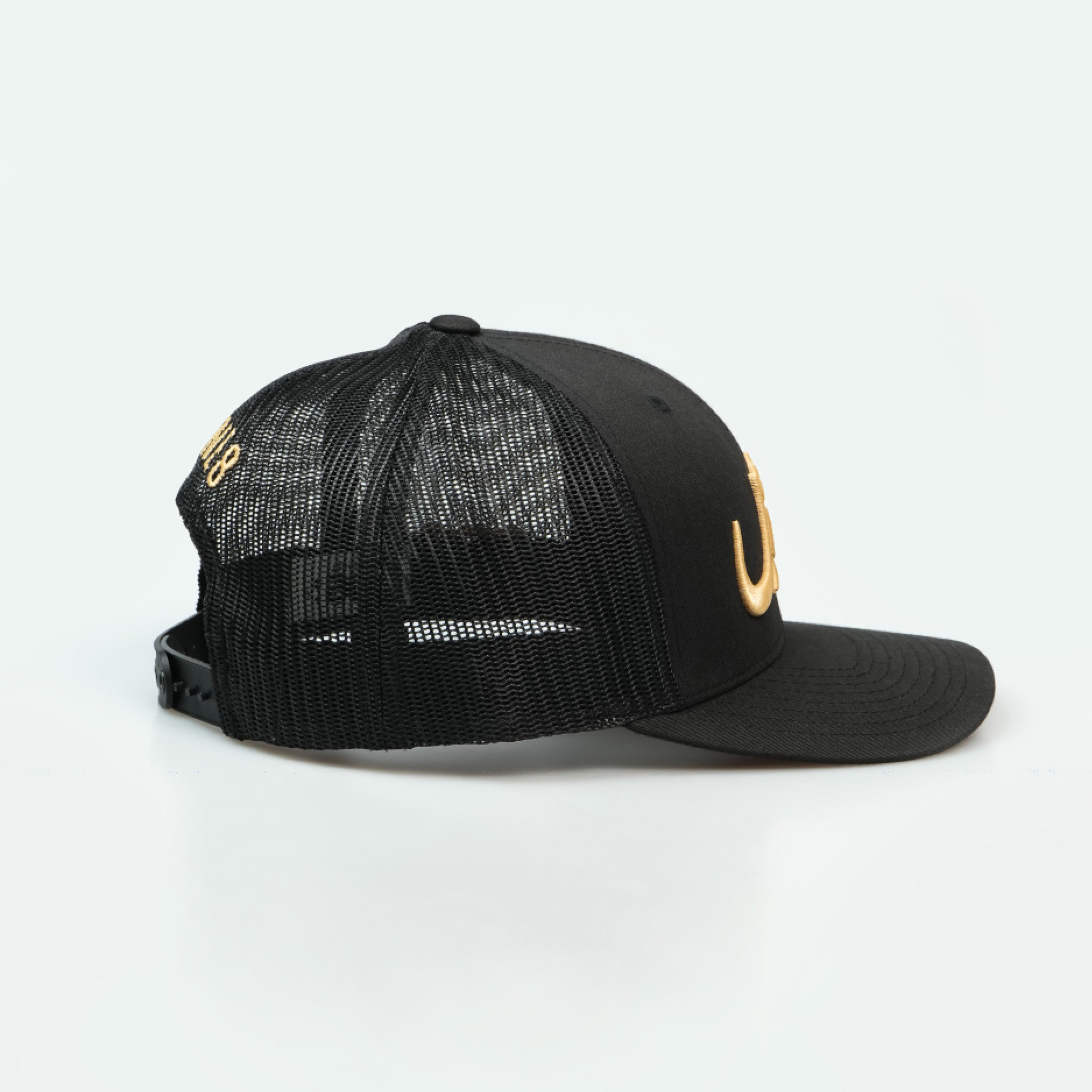 Al Namoos - Curved Brim Meshback Trucker Hat - One8 Hat- Arabic Streetwear كاب الناموس