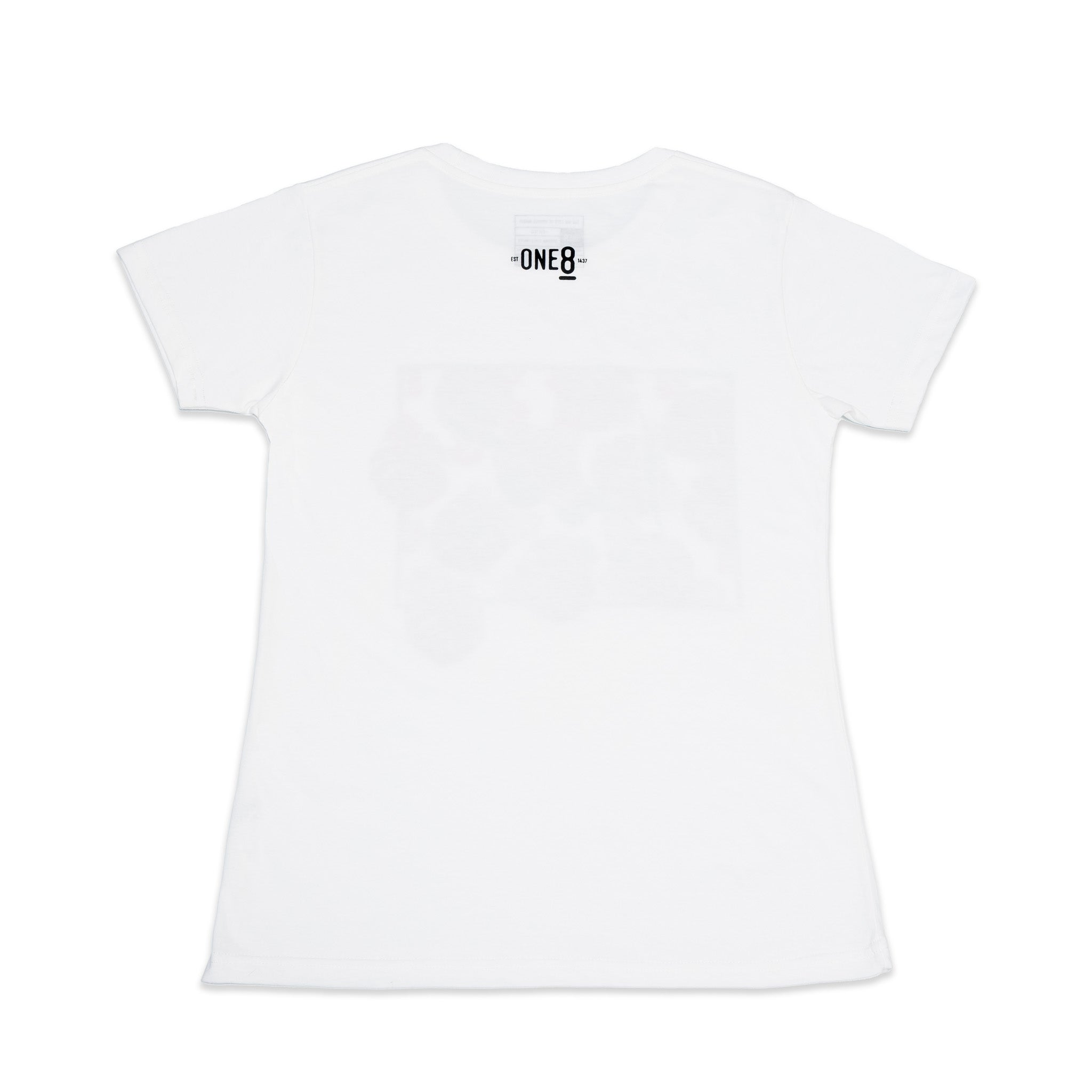 Women’s جميرا T-shirt with floral details, inspired by Dubai's iconic Jumeira & coastal beauty