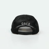 كفو Kafoo One8 Hat :  trucker cap with bold Arabic lettering, symbolizing Gulf pride and respect