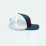 كاب ستة و خطين – UAE Street racing cap with Arabic calligraphy, curved brim One8 hat