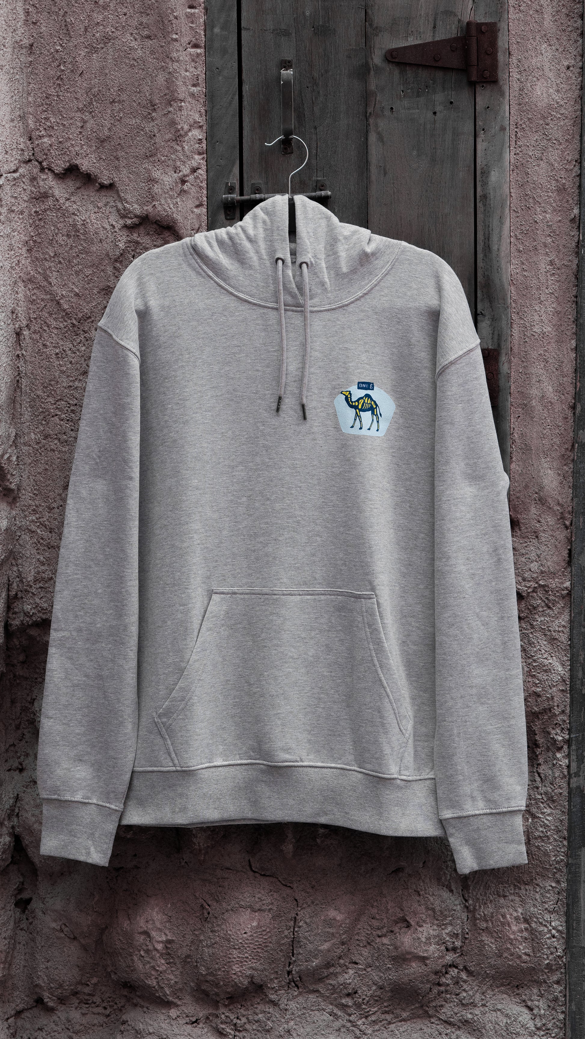 Camel Racing Club skeleton hoodie with desert skeleton graphic, Gulf streetwear by One8