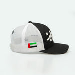 عيال زايد  "Children of Zayed,"  Emirati meshback trucker hat - Arabic Hat - Arabic One8 Hat