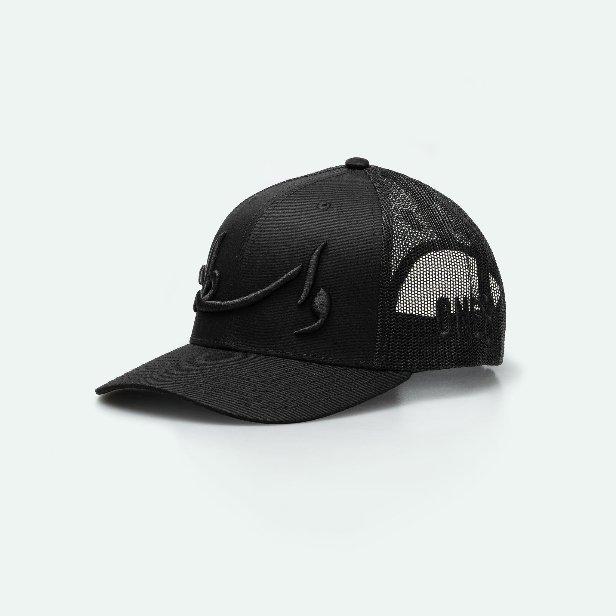 WASTA 2.0 - واسطة -Curved Brim Meshback Trucker Hat - One8 - Vintage Arabian Streetwear