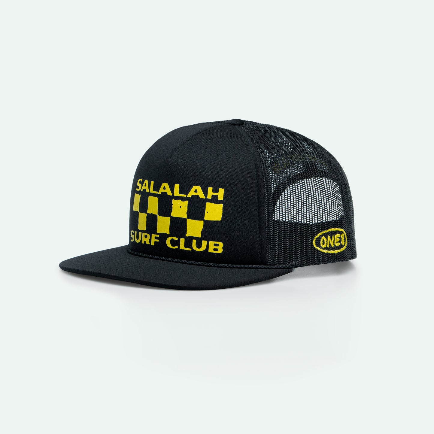 Salalah Surf Club racing foam trucker hat, Gulf culture cap by One8