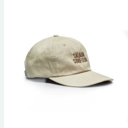 Salalah Surf Club dad hat with flat SSC logo, Gulf culture cap by One8
