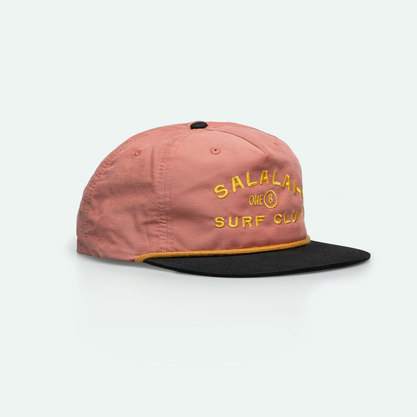 Salalah Surf Club vintage grandad hat with retro SSC branding, Omani culture cap by One8