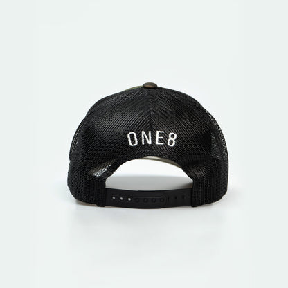Arabian Gulf - Curved Brim Meshback Trucker Hat - Dubai - One8 Hat- Arabic Streetwear Arabic Hat
