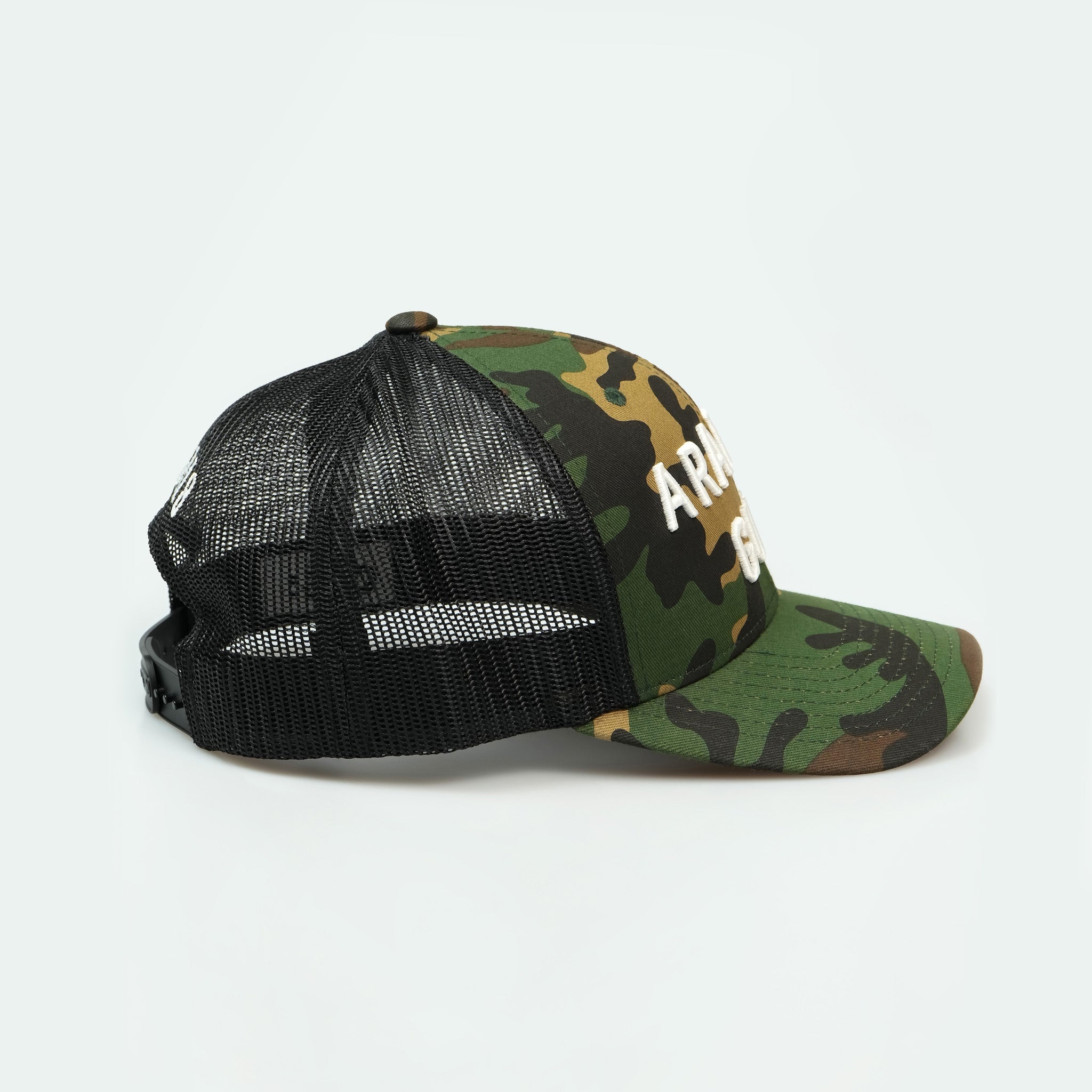Arabian Gulf - Curved Brim Meshback Trucker Hat - Dubai - One8 Hat- Arabic Streetwear Arabic Hat
