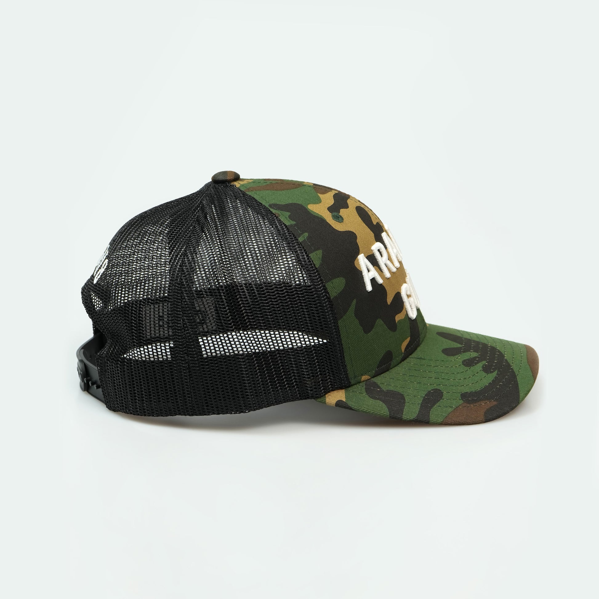 Arabian Gulf - Curved Brim Meshback Trucker Hat - Dubai - One8 Hat- Arabic Streetwear Arabic Hat