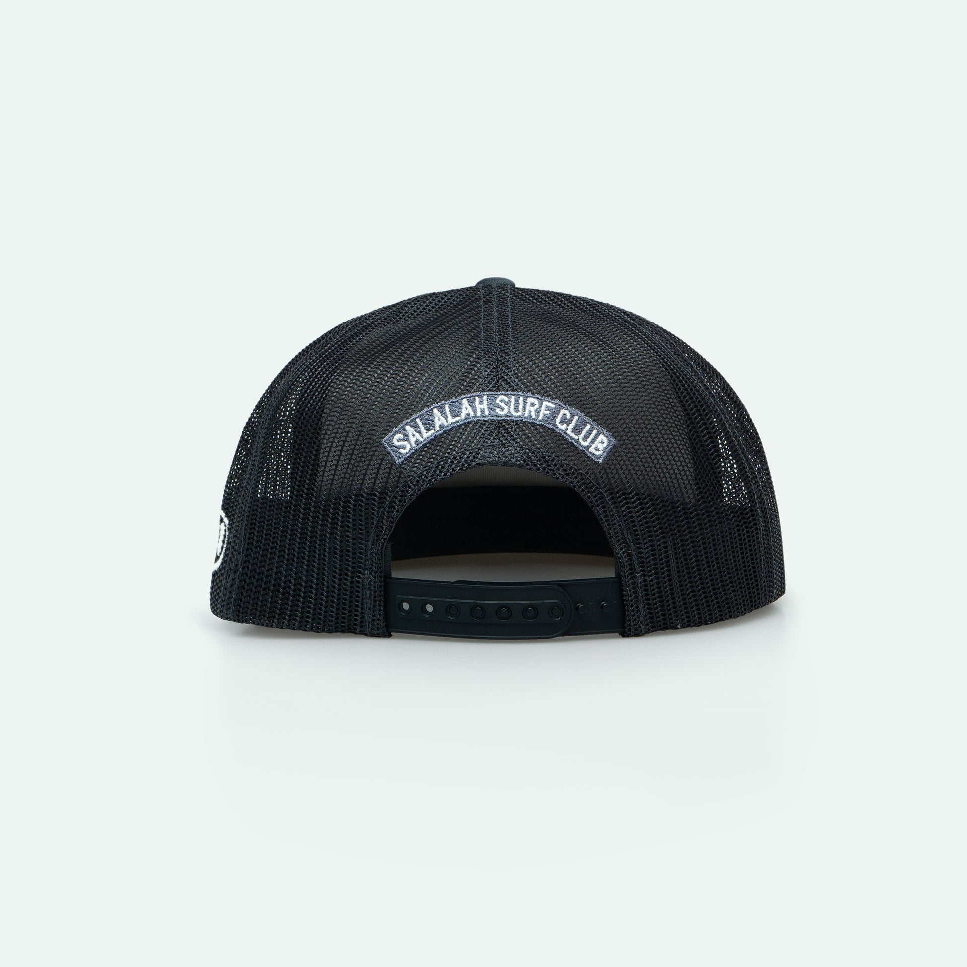Salalah Surf Club midnight foam trucker hat, Gulf culture cap by One8