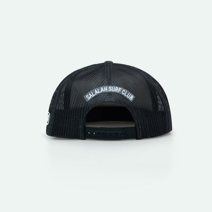 Salalah Surf Club midnight foam trucker hat, Gulf culture cap by One8