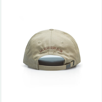 Salalah Surf Club dad hat with flat SSC logo, Gulf culture cap by One8