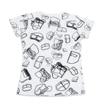 Emirati برقع Ladies Tee: the traditional Emirati burqa and the classic cotton tshirt combined. One8