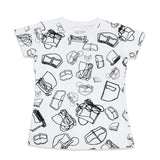Emirati برقع Ladies Tee: the traditional Emirati burqa and the classic cotton tshirt combined. One8
