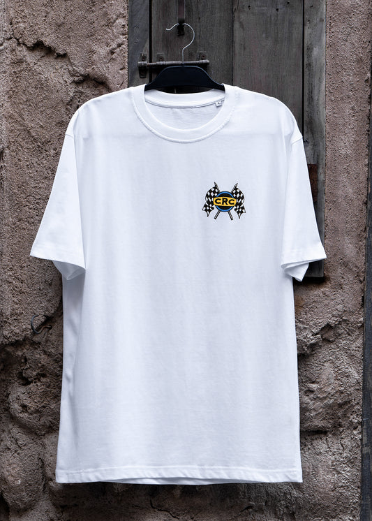 Winner's Circle Camel Racing Club tee celebrating champions, Gulf desert streetwear by One8