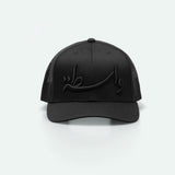 WASTA 2.0 - واسطة -Curved Brim Meshback Trucker Hat - One8 - Vintage Arabian Streetwear
