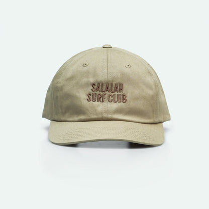 Salalah Surf Club dad hat with flat SSC logo, Gulf culture cap by One8