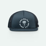 Salalah Surf Club Logo Midnight - Foam Trucker Hat - One8 - Vintage Arabian Streetwear