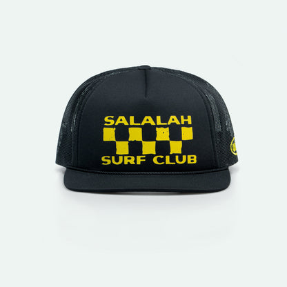 Salalah Surf Club racing foam trucker hat, Gulf culture cap by One8