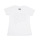 Women’s جميرا T-shirt with floral details, inspired by Dubai's iconic Jumeira & coastal beauty