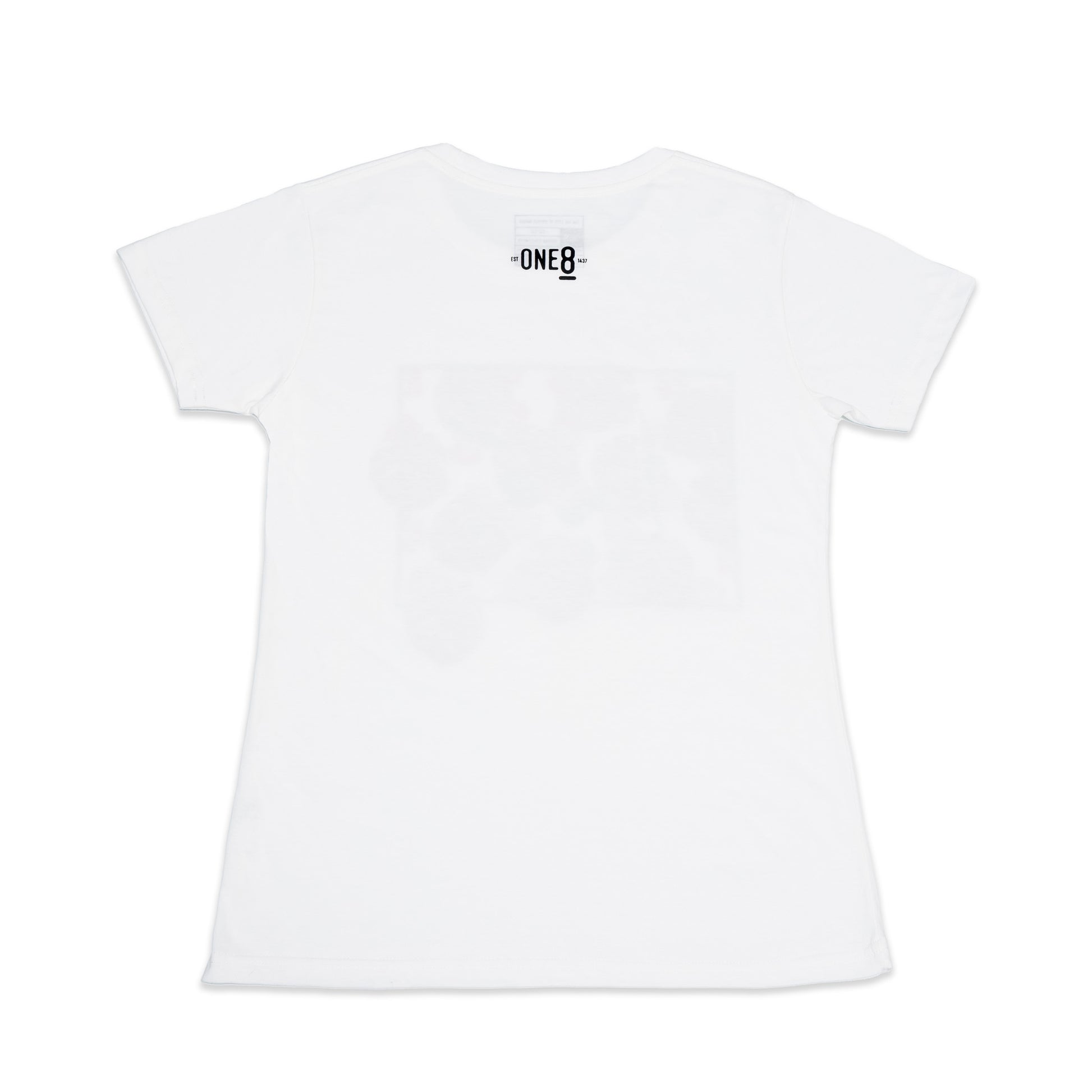 Women’s جميرا T-shirt with floral details, inspired by Dubai's iconic Jumeira & coastal beauty