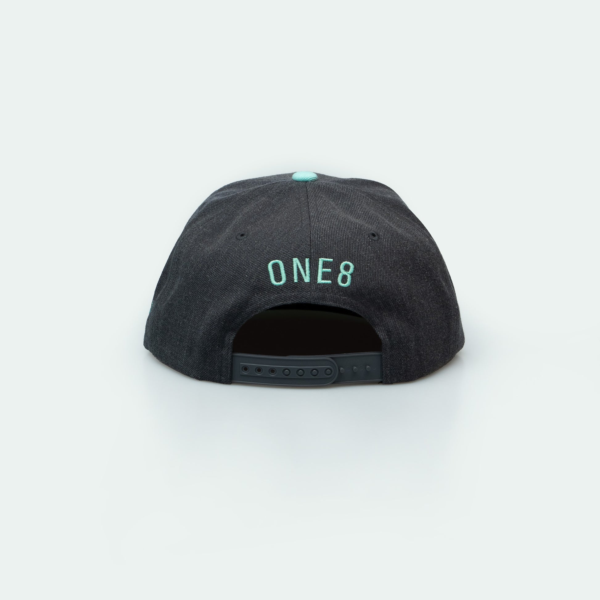 Jumeira Snapback with bold جميرا design, inspired by Dubai's laid-back coastal style One8 hat
