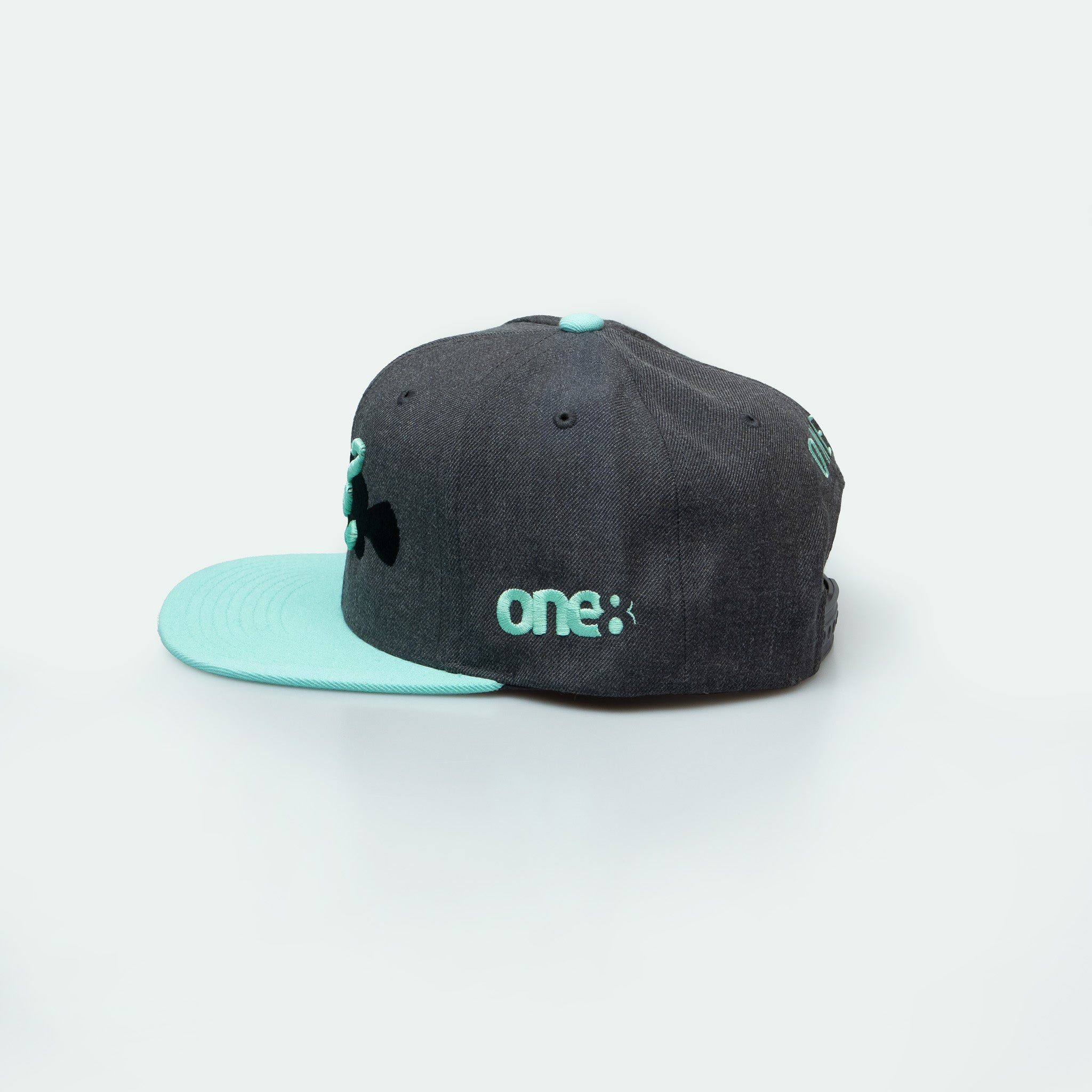 Jumeira Snapback with bold جميرا design, inspired by Dubai's laid-back coastal style One8 hat