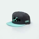 Jumeira Snapback with bold جميرا design, inspired by Dubai's laid-back coastal style One8 hat