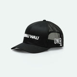 Khali Wali - Curved Brim Meshback Trucker Hat - One8 - Vintage Arabian Streetwear