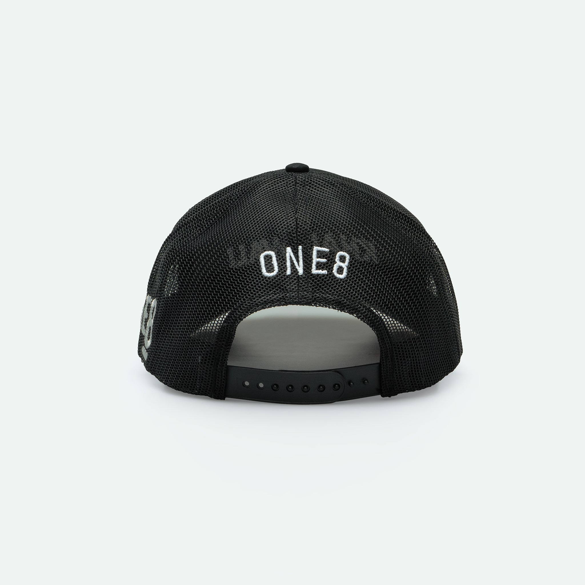 Khali Wali - Curved Brim Meshback Trucker Hat - One8 - Vintage Arabian Streetwear