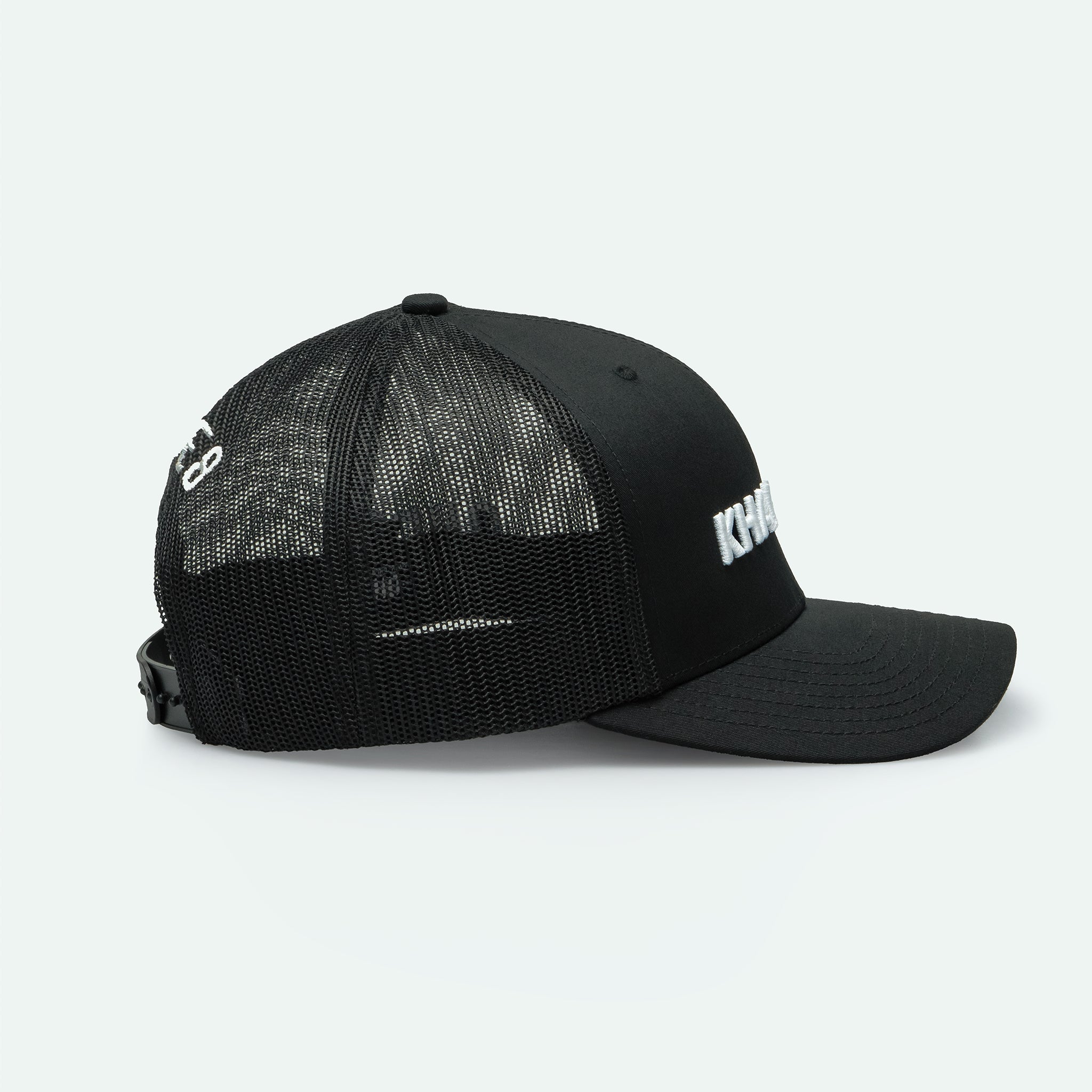Khali Wali - Curved Brim Meshback Trucker Hat - One8 - Vintage Arabian Streetwear