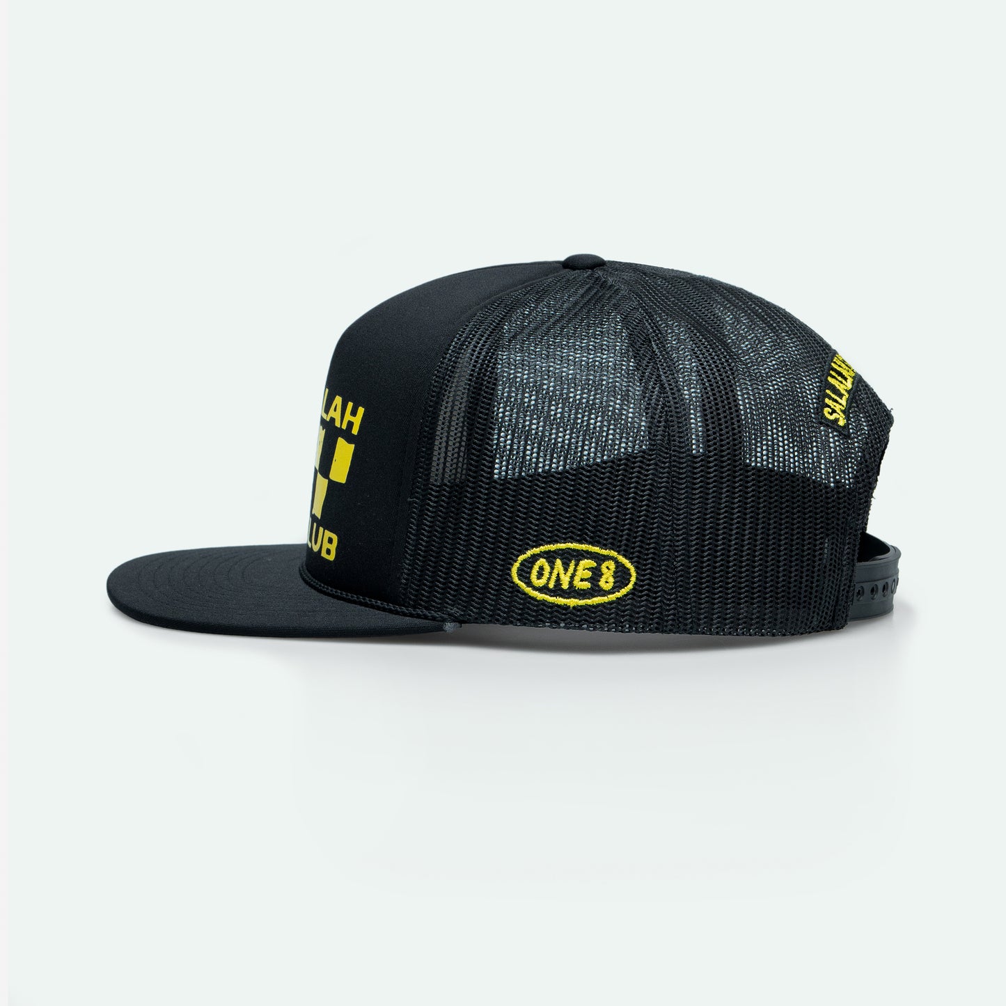 Salalah Surf Club racing foam trucker hat, Gulf culture cap by One8