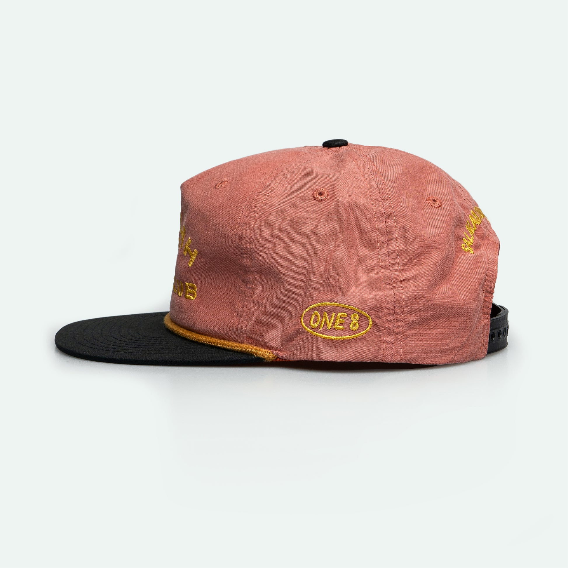 Salalah Surf Club vintage grandad hat with retro SSC branding, Omani culture cap by One8