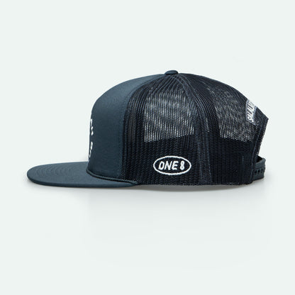 Salalah Surf Club Logo Midnight - Foam Trucker Hat - One8 - Vintage Arabian Streetwear