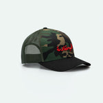 Love is Resistance الحب مقاومة - Curved Brim Meshback Trucker Hat - One8 - Vintage Arabian Streetwear