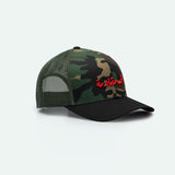Love is Resistance الحب مقاومة - Curved Brim Meshback Trucker Hat - One8 - Vintage Arabian Streetwear