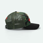 Love is Resistance الحب مقاومة - Curved Brim Meshback Trucker Hat - One8 - Vintage Arabian Streetwear