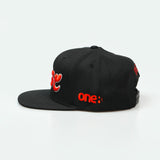 "مع نفسك truckerhat with Arabic calligraphy, a phrase meaning 'suit yourself' in Gulf slang One8 hat