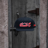"مع نفسك truckerhat with Arabic calligraphy, a phrase meaning 'suit yourself' in Gulf slang One8 hat