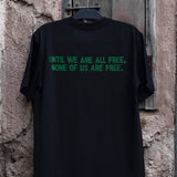 Free Palestine Tee Black - One8 - Vintage Arabian Streetwear