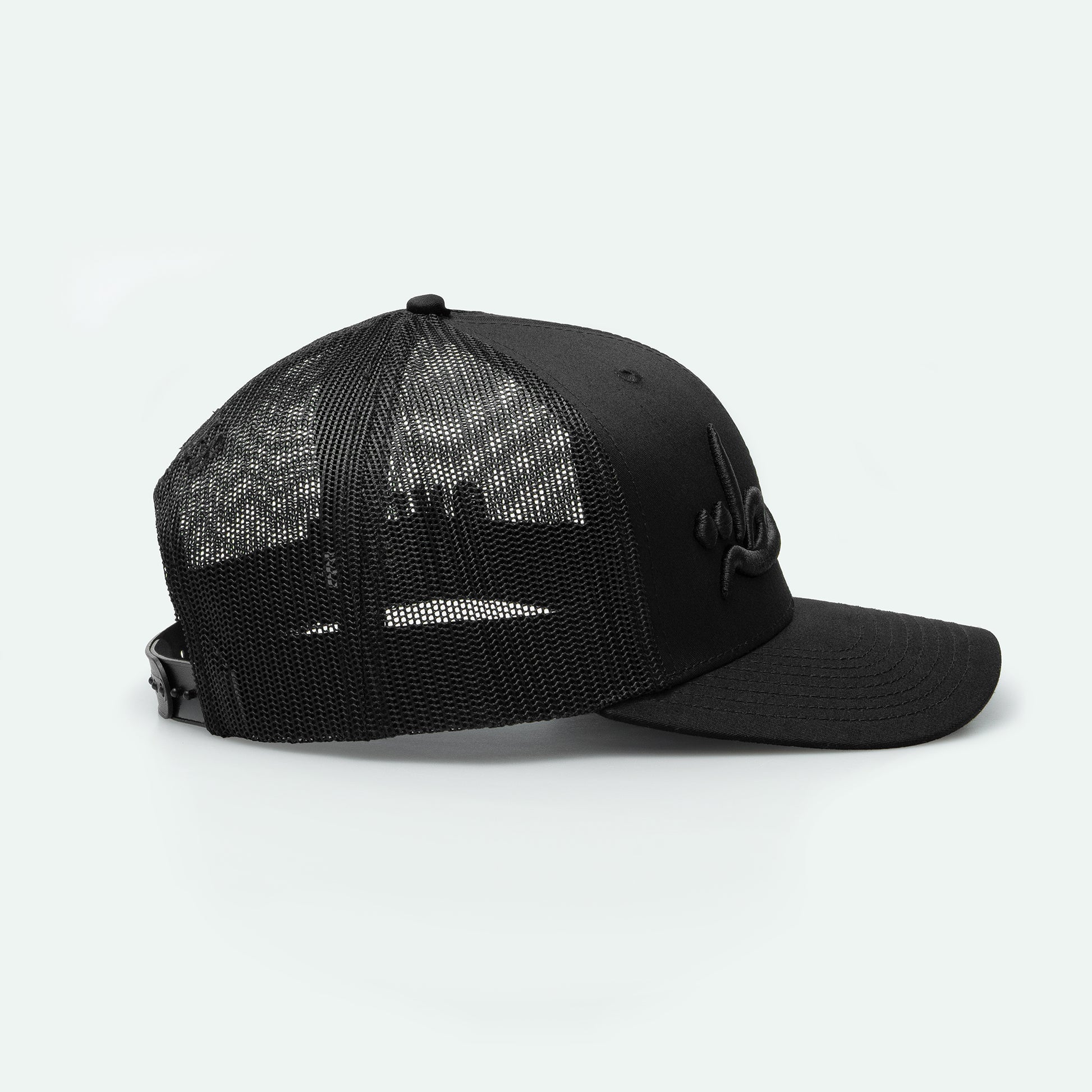 WASTA 2.0 - واسطة -Curved Brim Meshback Trucker Hat - One8 - Vintage Arabian Streetwear
