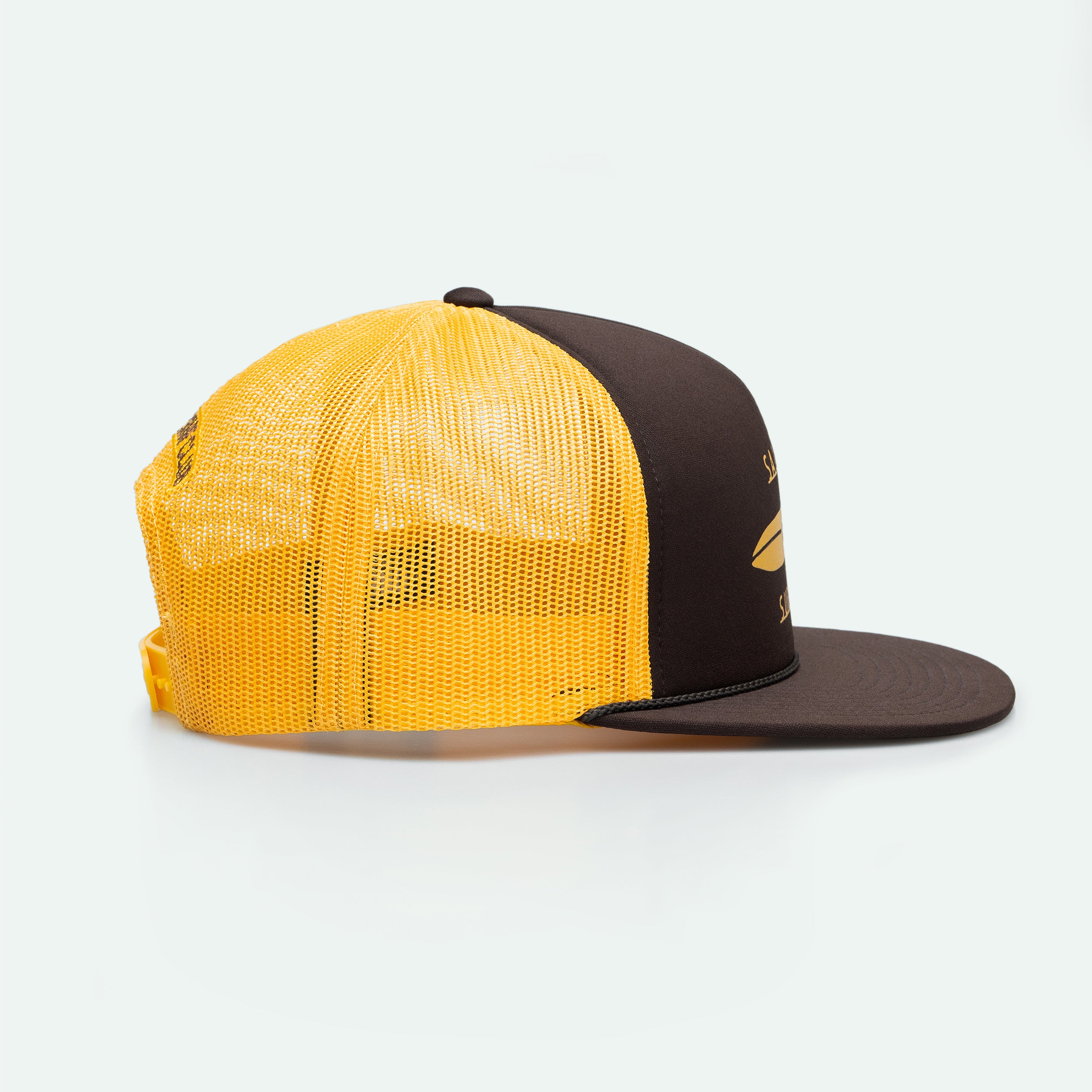 Salalah Surf Club Surf Board - Foam Trucker Hat - One8 - Vintage Arabian Streetwear