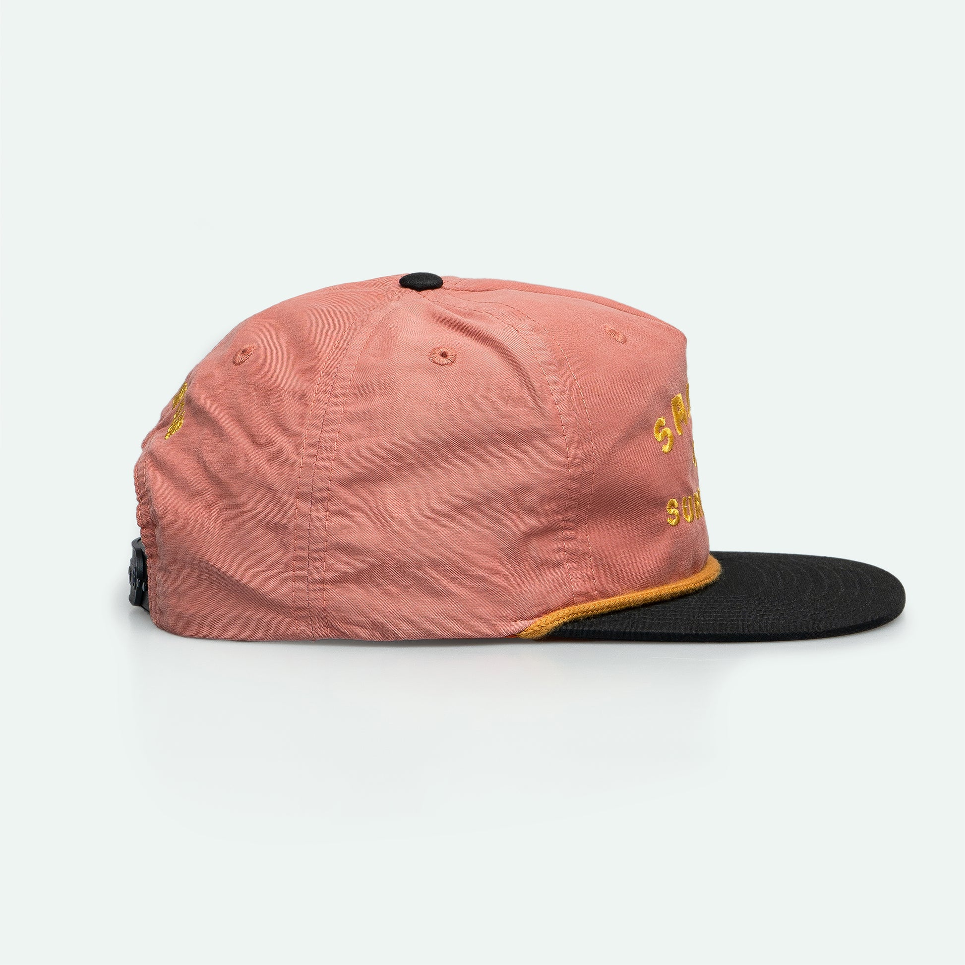 Salalah Surf Club vintage grandad hat with retro SSC branding, Omani culture cap by One8