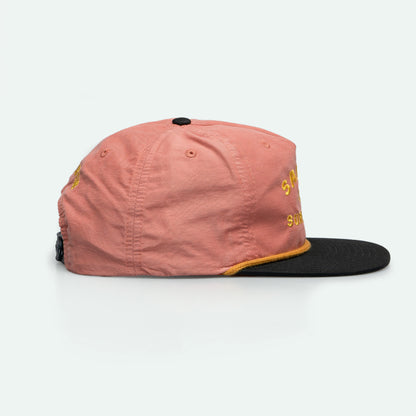 Salalah Surf Club vintage grandad hat with retro SSC branding, Omani culture cap by One8