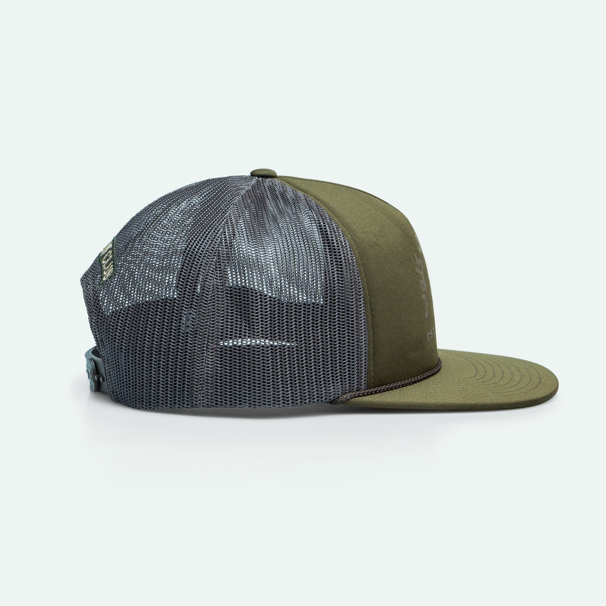 Salalah Surf Club forest green foam trucker hat, Gulf culture cap by One8