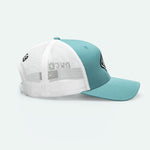 One8 Skate Logo Curved Brim Meshback Trucker Hat - One8 - Vintage Arabian Streetwear
