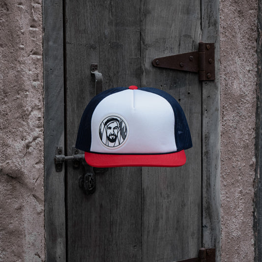 كاب الشيخ زايد Foam Trucker Hat icelebrating Sheikh Zayed, his vision and the UAE One8 Hat