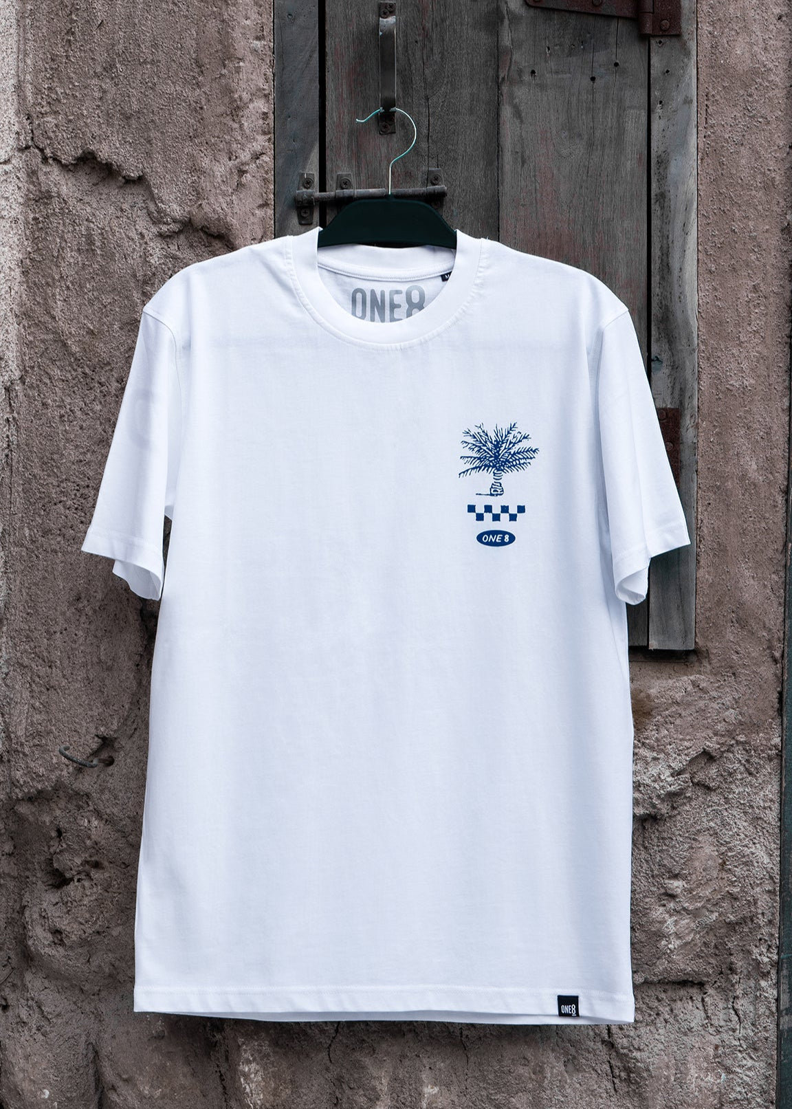 Salalah Surf Club Omani surfer tee with Dhofari attire surfer, Omani culture streetwear by One8
