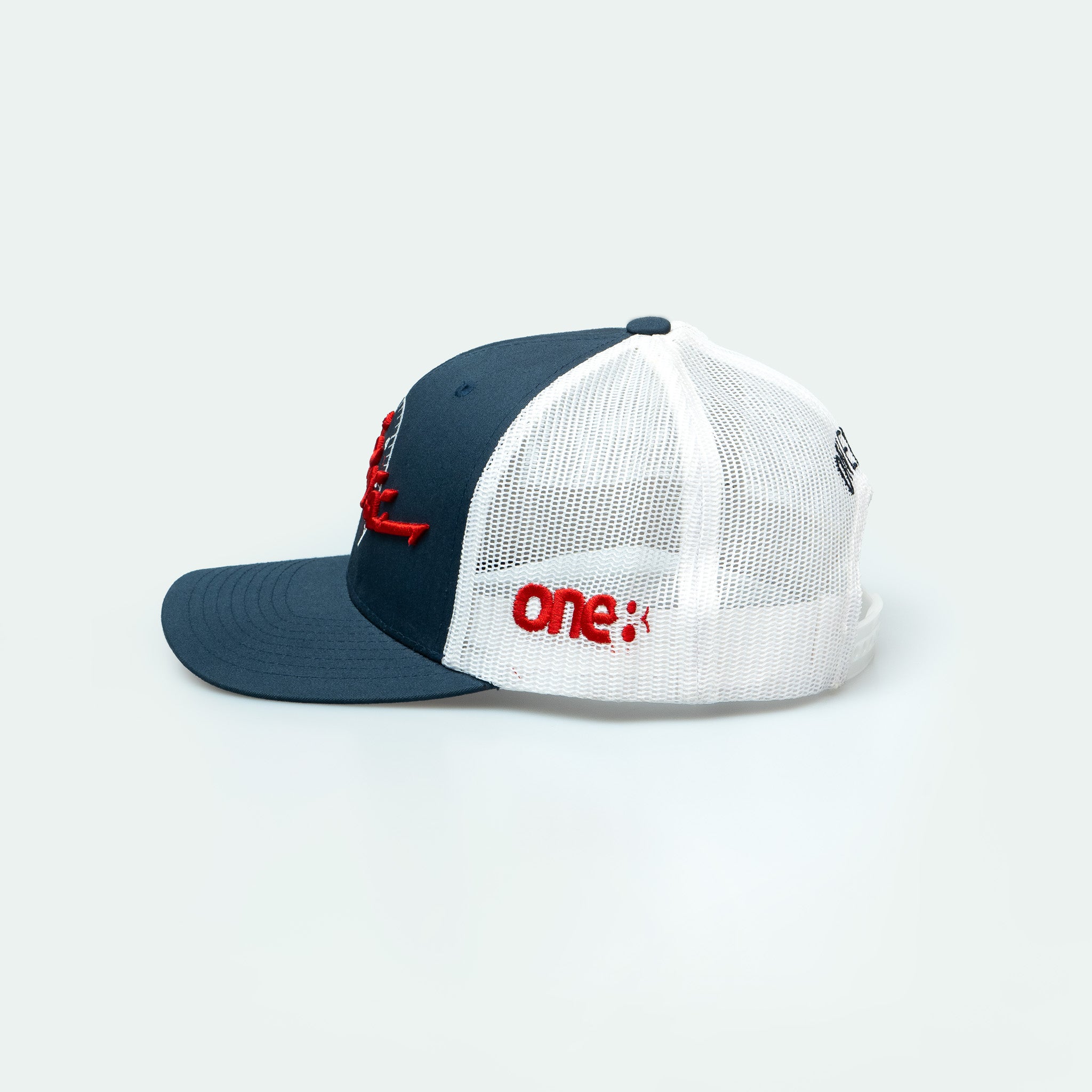 كاب ستة و خطين – UAE Street racing cap with Arabic calligraphy, curved brim One8 hat